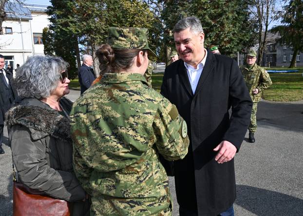 FOTO Milanović: 'O angažmanu vojske izvan domovine uvijek ćemo jako dobro razmisliti'