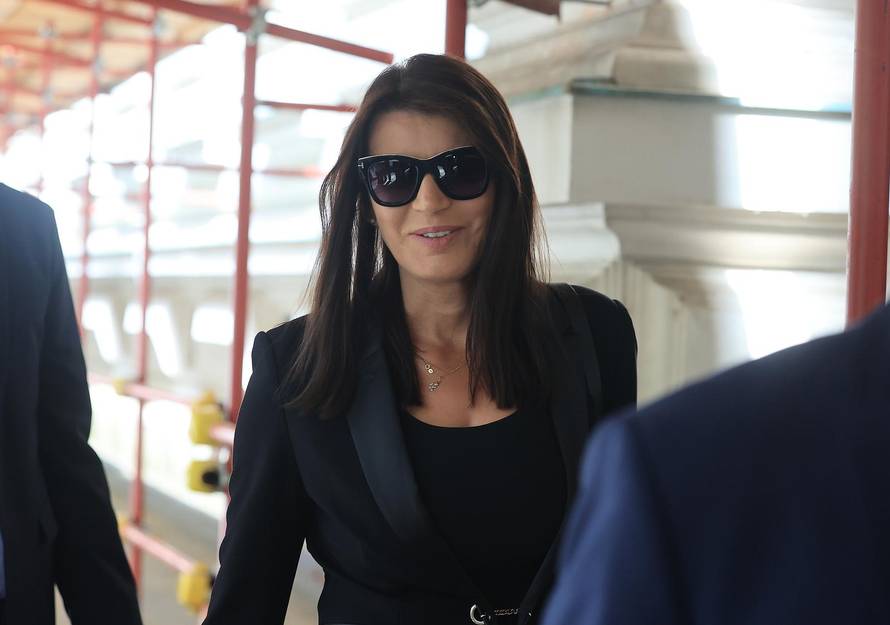Zagreb: Nasmijana Josipa Čulina (Rimac) dolazi na Županijski sud