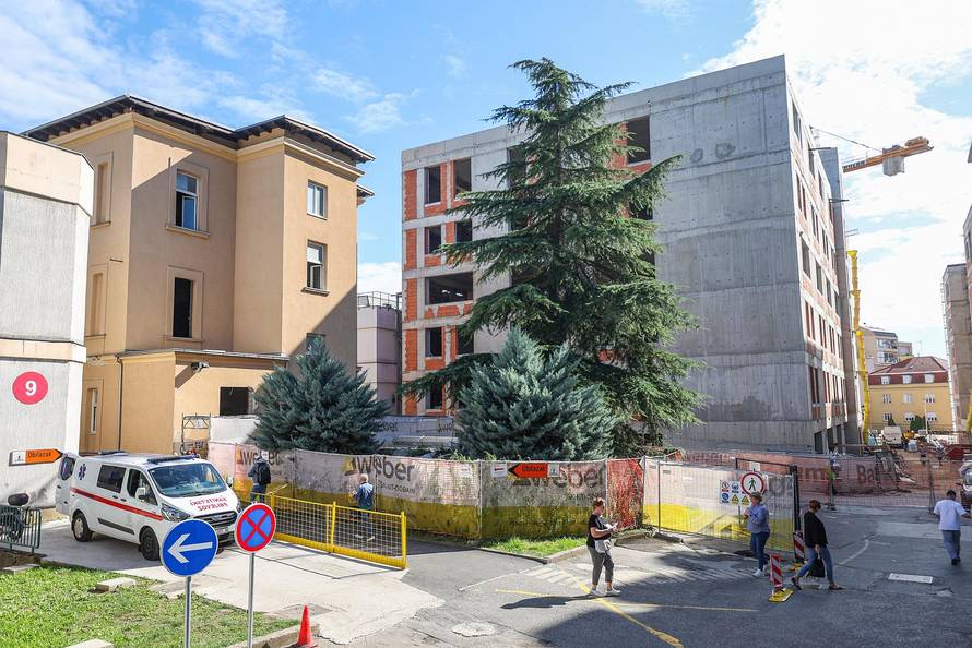 Zagreb: Građevinski radovi na KBC Sestre milosrdnice 