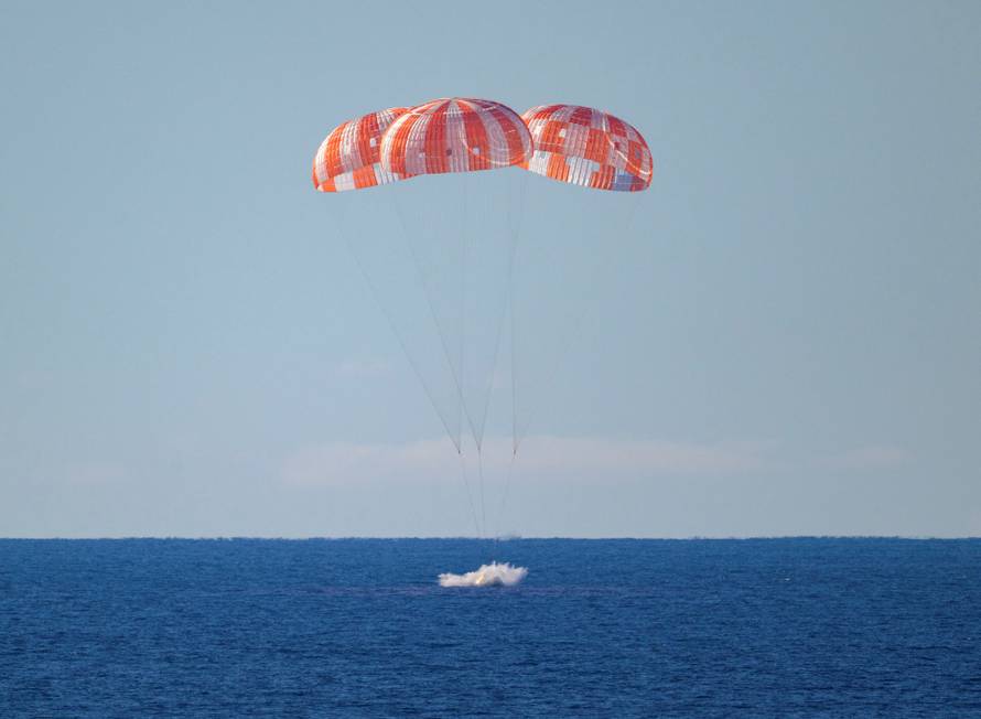Artemis II crew returns to Earth