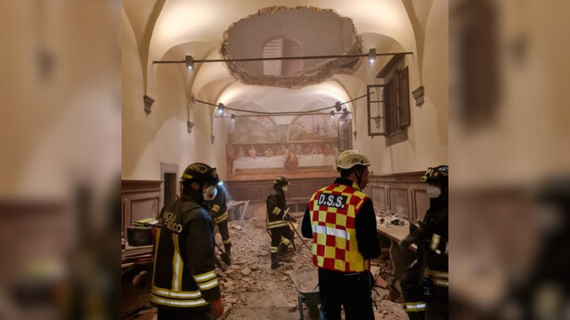 Strava u Italiji: Strop samostana urušio se na ljude na svadbenoj zabavi, najmanje 35 ozlijeđenih