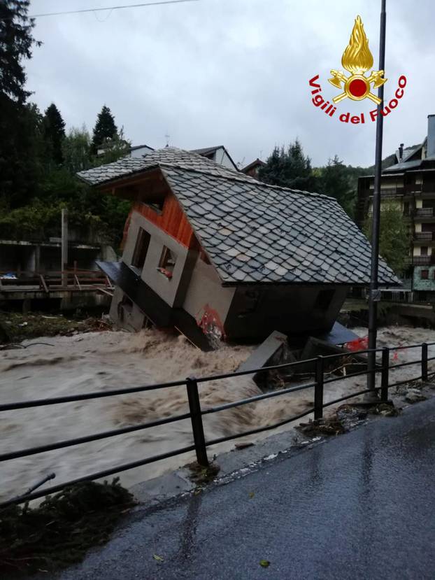 Flooding in Limone Piemonte