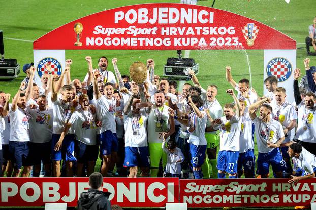 Hajduk osvojio 32. izdanje Hrvatskog nogometnog kupa