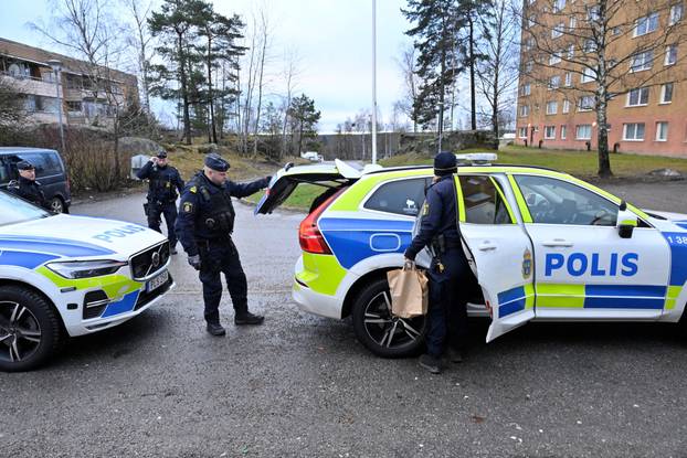Police carry out operations in Sodertalje