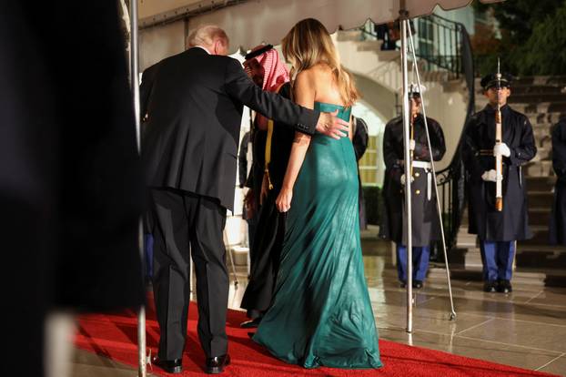 U.S. President Donald Trump hosts dinner for Saudi Crown Prince Mohammed bin Salman, at the White House in Washington