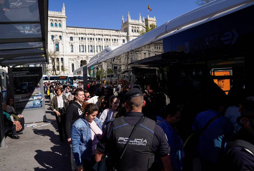 Power outage in Madrid