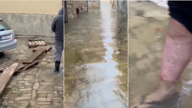 Rijeke na ulicama Pirovca: Do ulaza u crkvu postavili palete