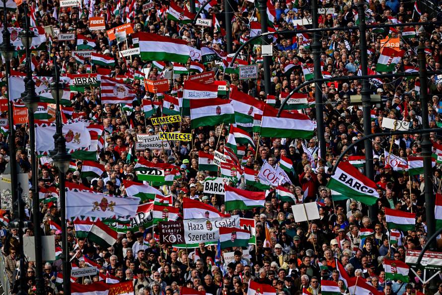 69th anniversary of the Hungarian Uprising of 1956, in Budapest