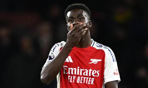 Arsenal pretrpio težak udarac: Bukayo Saka 'out' je nekoliko tjedana, propušta i Dinamo?!