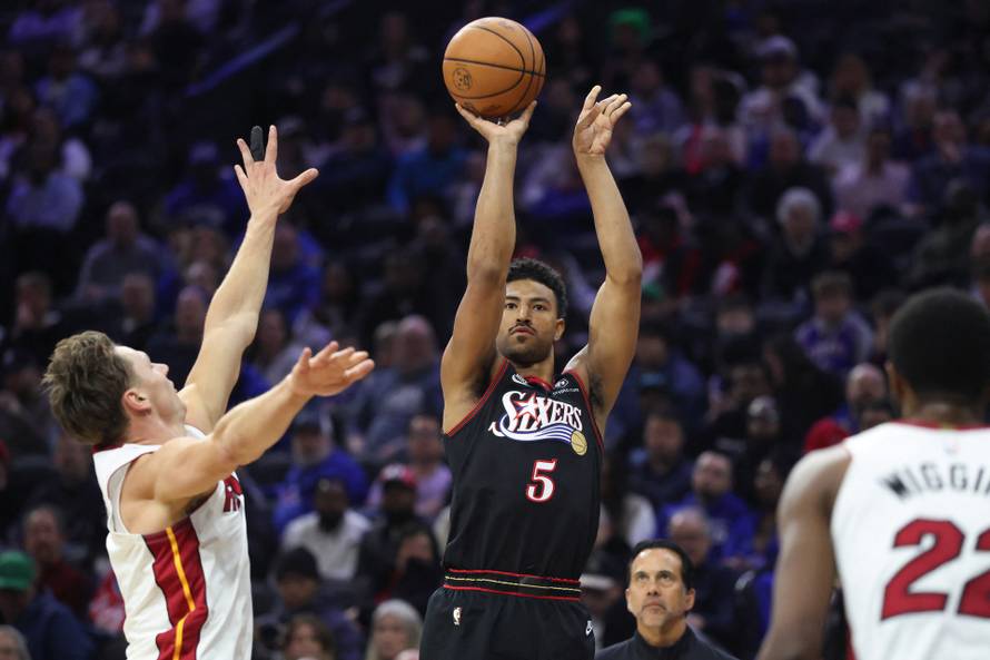 NBA: Miami Heat at Philadelphia 76ers
