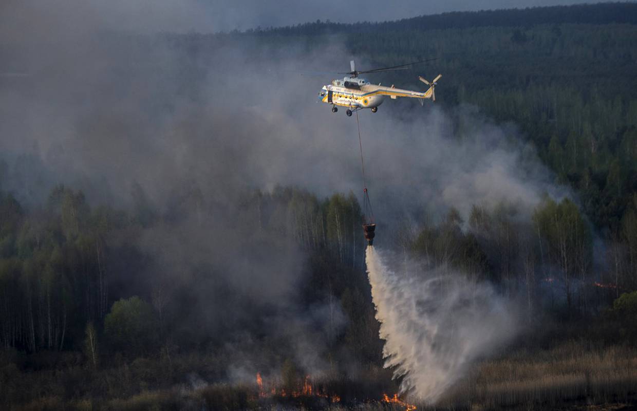 Panika: Šumski požar opasno se približio nuklearki Černobil
