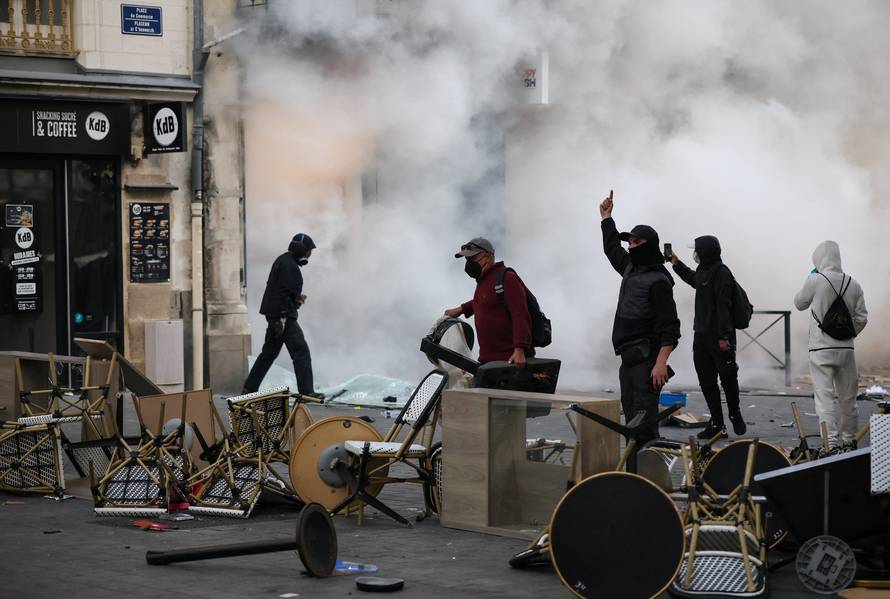 Nationwide protests in France against the cost of living