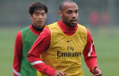 Da ostane u formi: Henry se priključio treninzima Arsenala