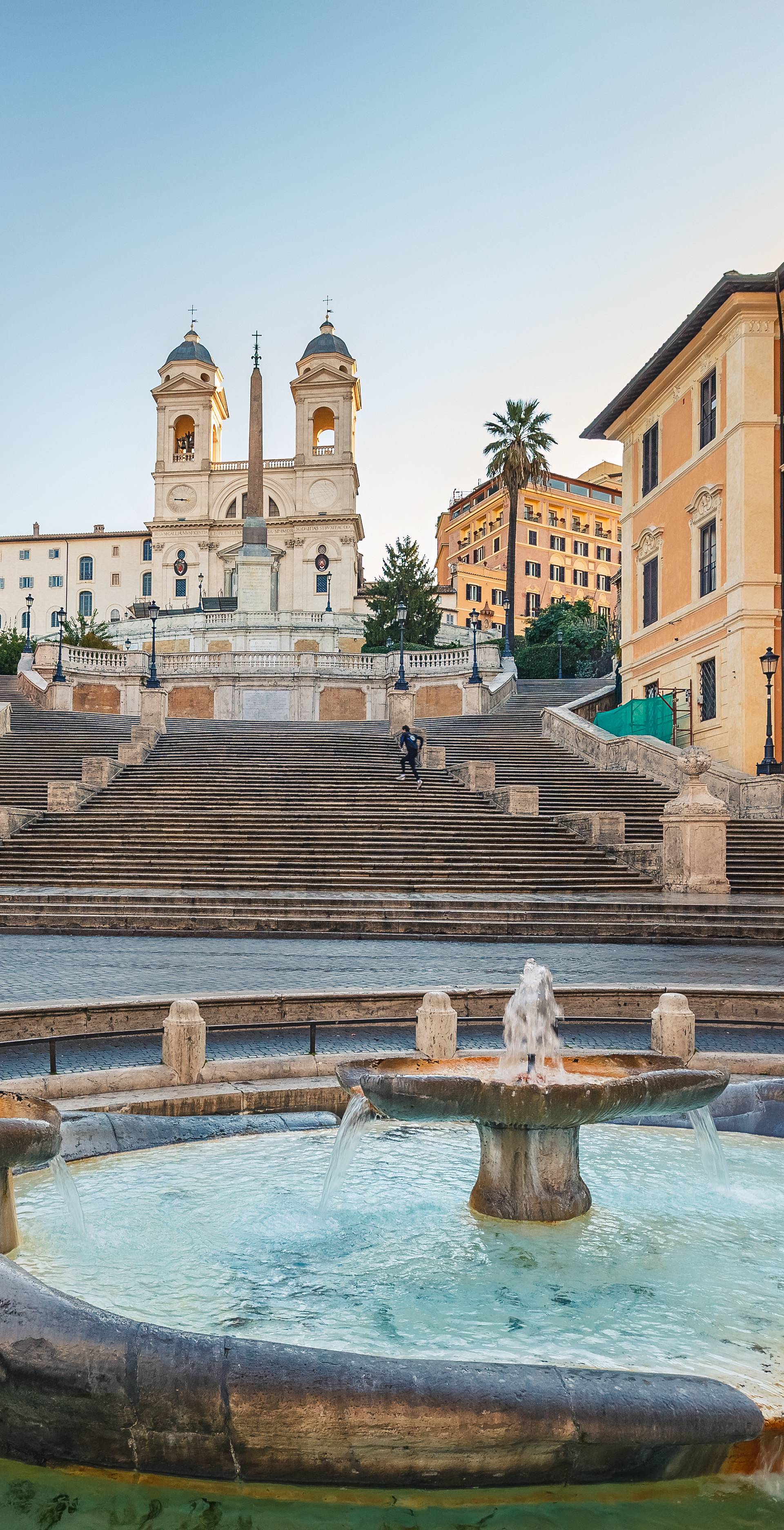 Spanish Steps at morning, Rome