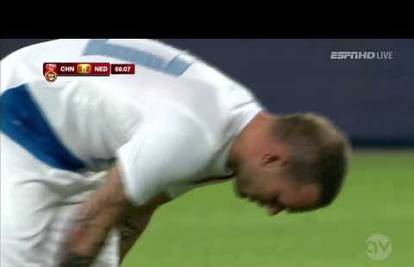 Sneijder sjajnim golom petom dokrajčio Kinu u prijateljskoj