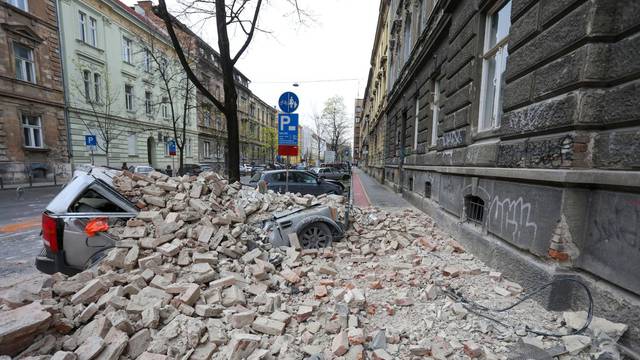 Oštećenja u centru Zagreba nakon potresa