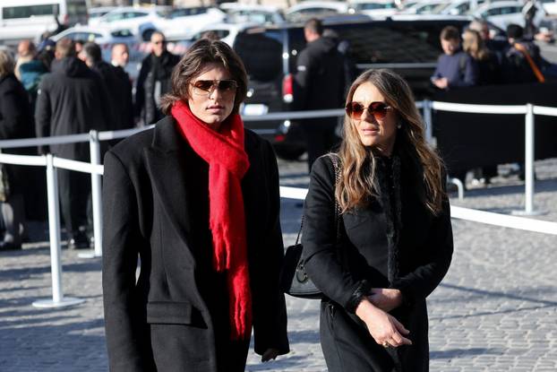 Funeral ceremony of fashion designer Valentino Garavani, in Rome