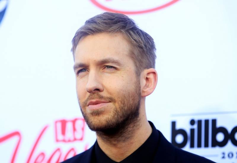 Calvin Harris arrives at the 2015 Billboard Music Awards in Las Vegas