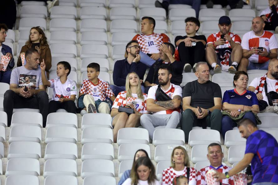 Atmosfera na Poljudu na utakmici između Hrvatske i Španjolske u Ligi nacija