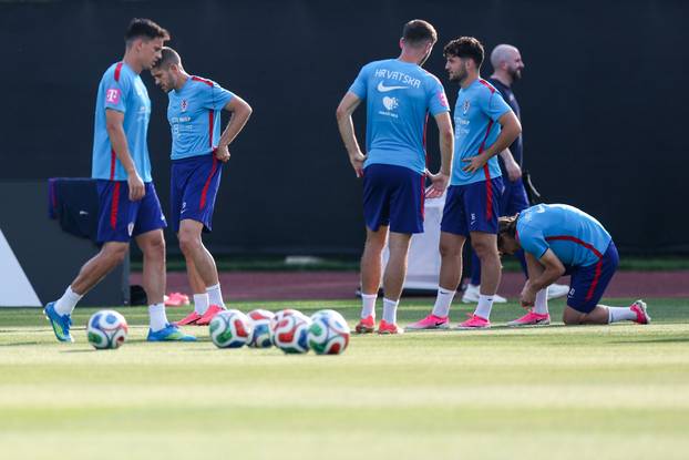 Alexandria: Trening hrvatske nogometne reprezentacije u trening kampu Biskupske gimnazije