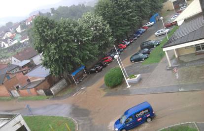 Jaka kiša "potopila" središte Požege, Našice i Đurđenovac