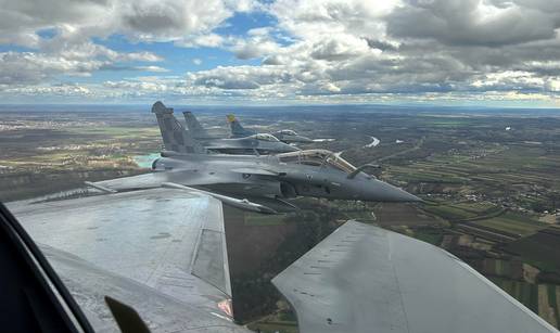 VIDEO: Moćni prizori na nebu. Hrvatski Rafalei i američki F-16 u zajedničkoj letačkoj akciji!