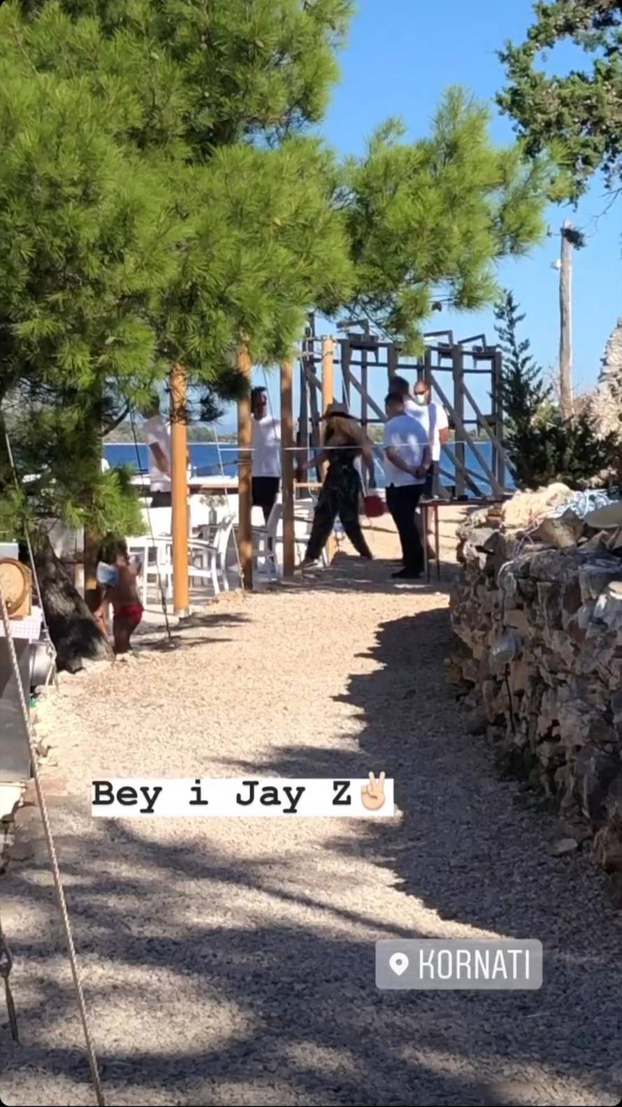 Na otoku Vrniku uspjeli 'uloviti' Beyonce: 'Poslala nam je fotku'