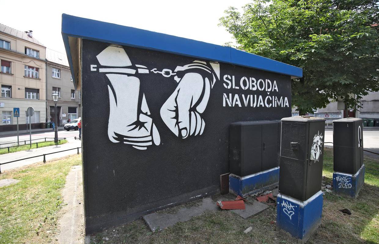 Nakon nereda Torcide u Zagrebu osvanuo grafit s motivom lisica i porukom 'sloboda navijačima'