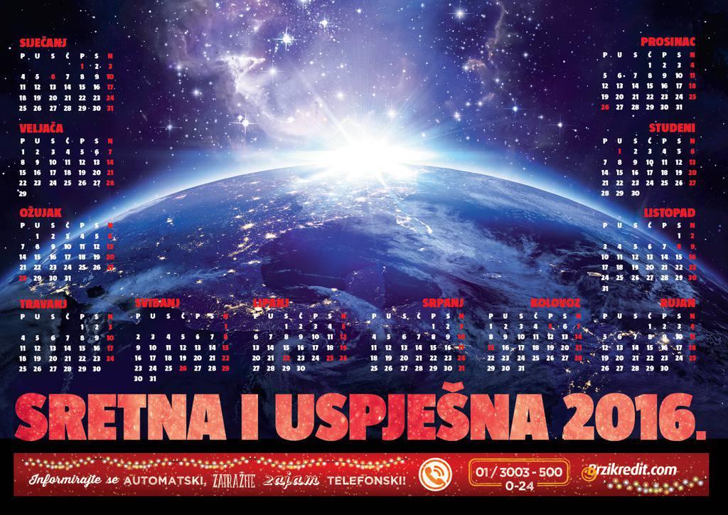 U ponedjeljak! 24sata daruje kalendar i godišnji horoskop!