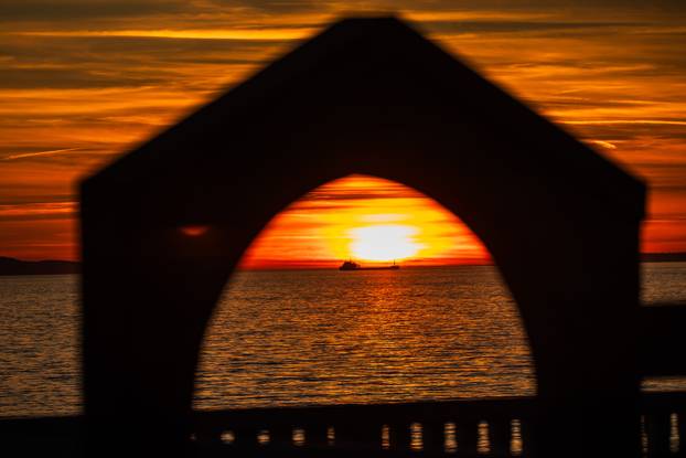 Zalazak sunca u Stobreču