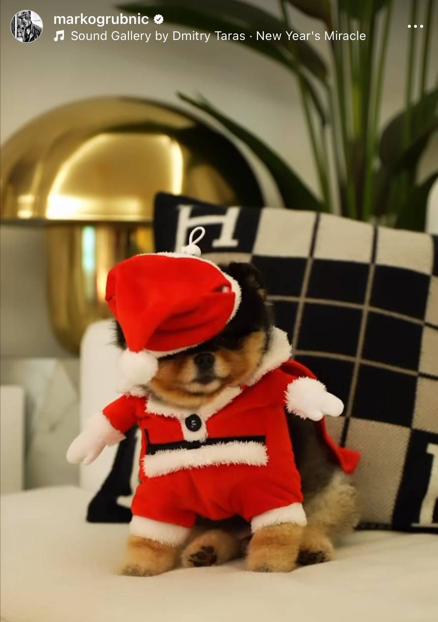 Grubnić se okitio prstenjem pa s Momčilom čestitao blagdane...