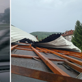 U Dugoj Resi snažno nevrijeme odnijelo krov sa zgrade, kaos je i u Petrinji: 'Cijeli grad pliva'