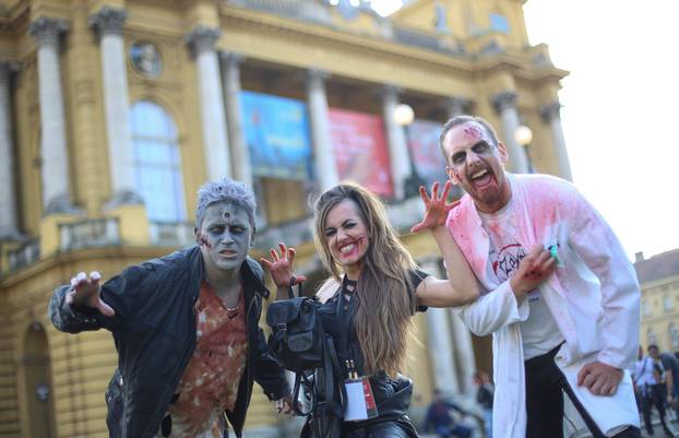 U Zagrebu odrÅ¾an 1. Zombie walk