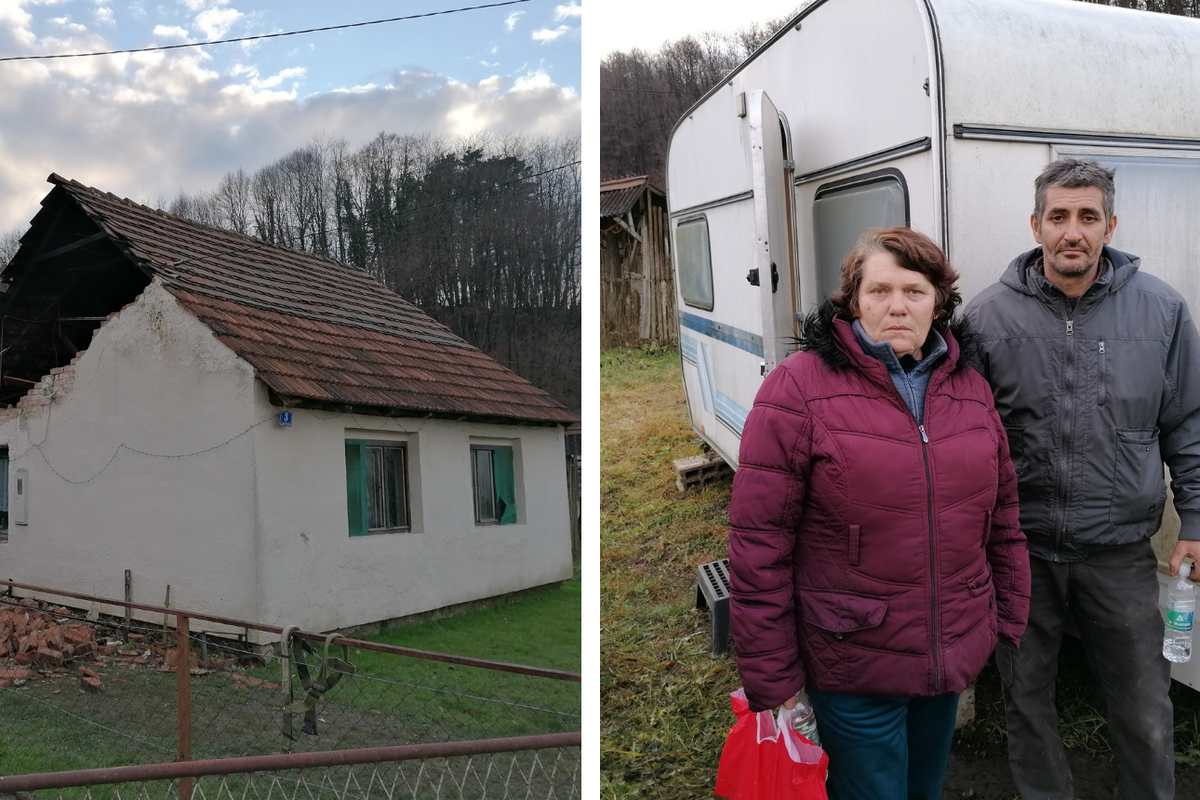 Obitelj Nikolić tri noći probdjela ispred kuće: 'Dobar čovjek nam je poklonio svoju kamp kućicu'