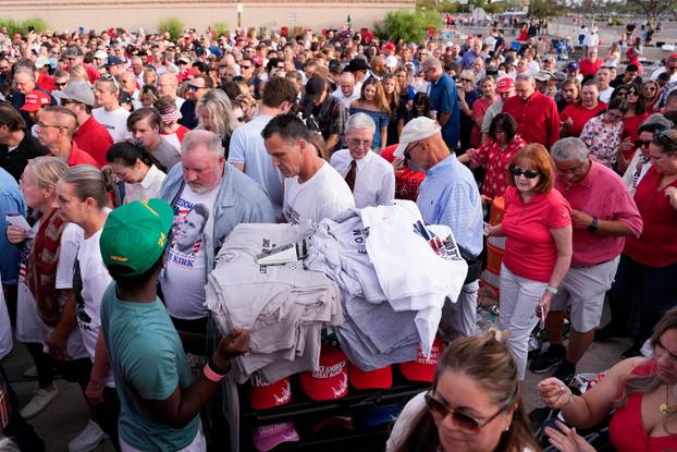 Memorial service for slain conservative commentator Kirk in Glendale