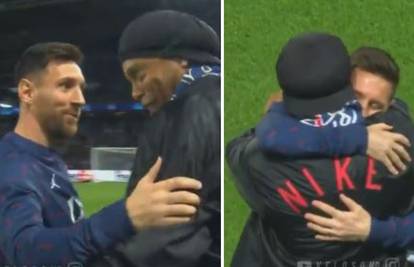 Kakva scena: Ronaldinho stigao u Pariz i izgrlio se s Messijem