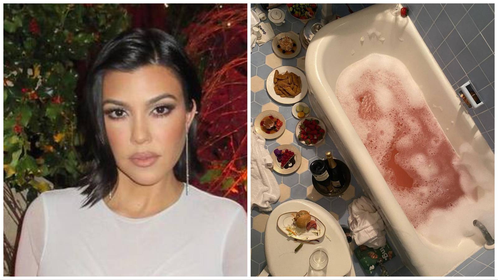 Kardashianka fotkala hranu na podu kupaonice: 'Nekada si bila dama! Ne znam što se dogodilo'