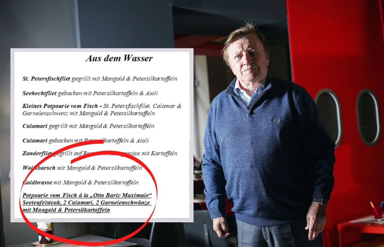 U Beču su čak nazvali jelo po njemu: Riblja plata "Otto Barić Maximale" bila je najveći hit