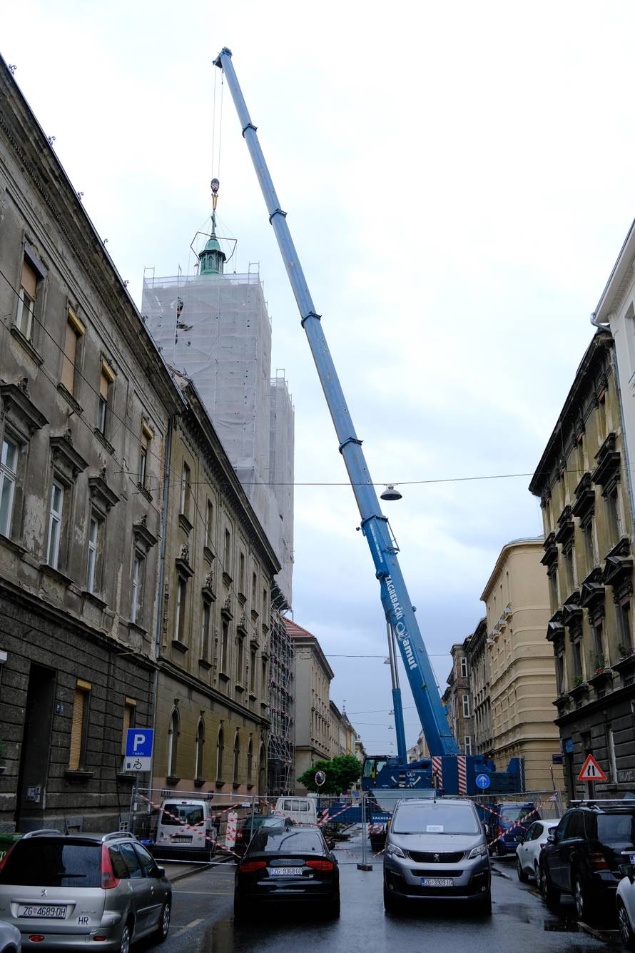 Dio Plamoticeve zatvoren zbog skidanja kupole s Bazilike Srca Isusova