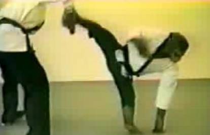 Majmun redovito trenira kung fu i parira treneru 