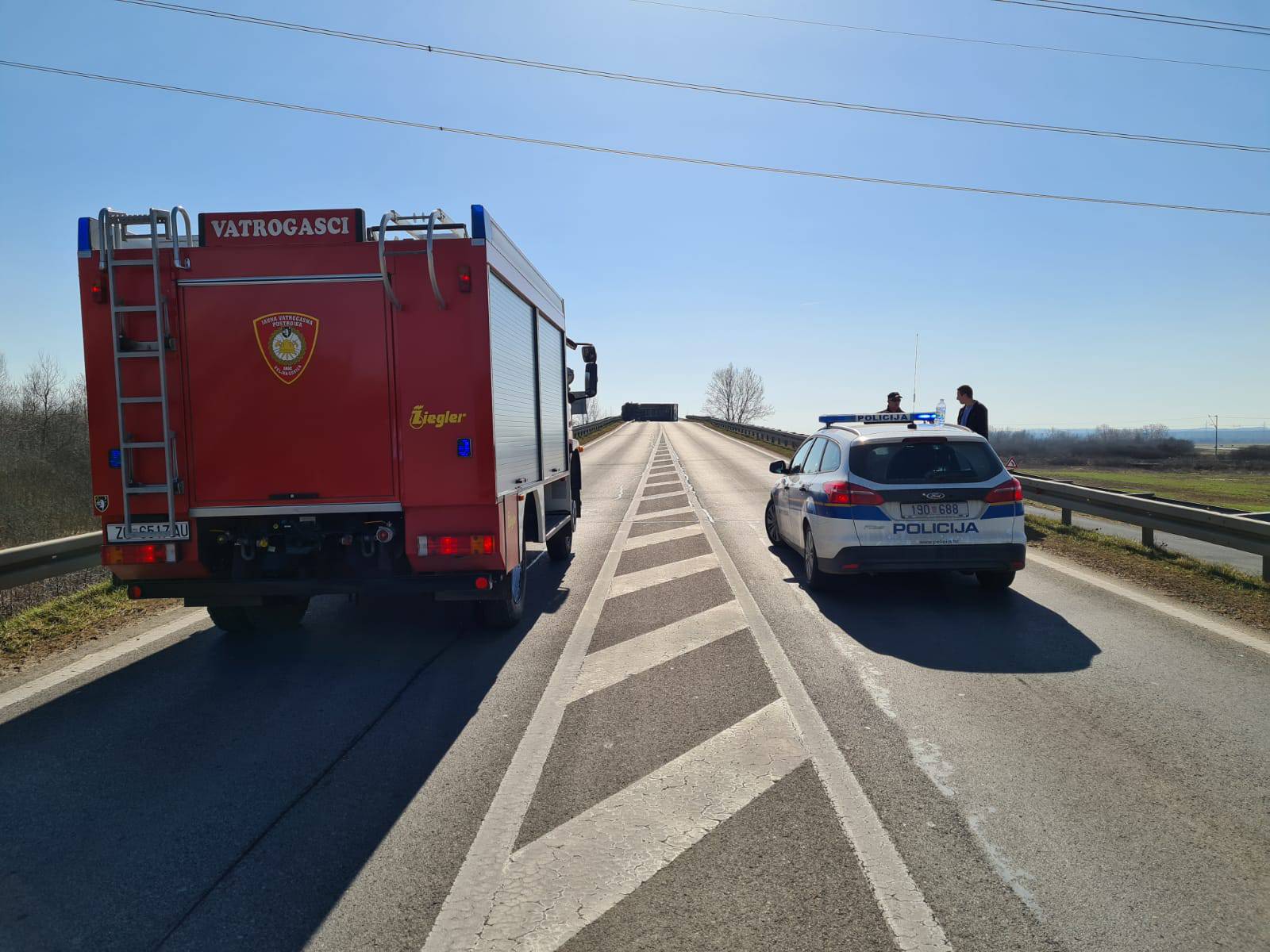 Sudar kamiona i auta blizu Velike Gorice, jedan mrtav