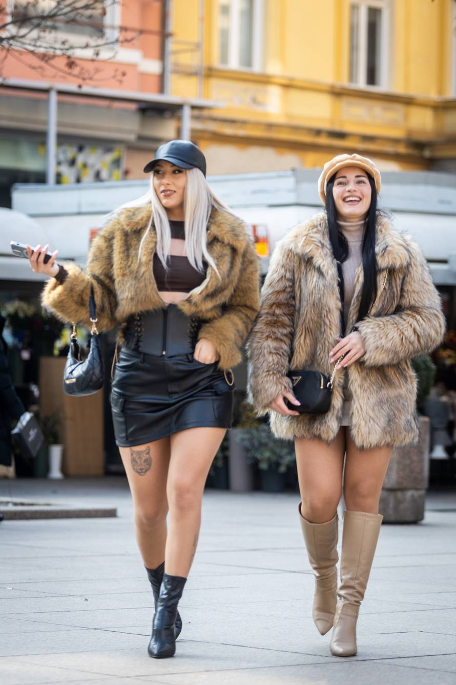 Zagreb: Bivše kandidatkinje "Gospodina Savršenog" Sarah Seifert i Maja Špoljar prošetale subotnjom špicom