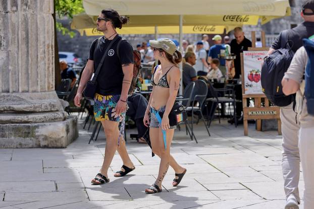Zadar: Subotnje prijepodne u centru grada