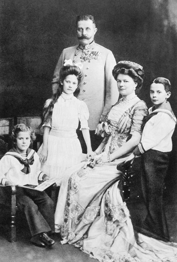 Franjo Ferdinad s obitelji