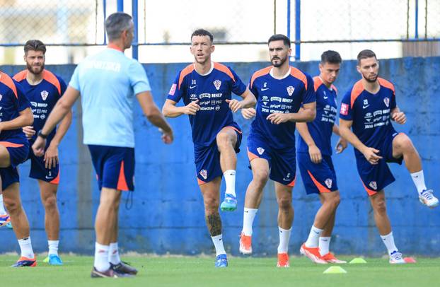 Zagreb: Trening hrvatske nogometne reprezentacije