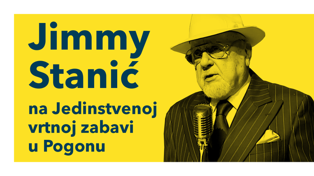 Koncert Jimmyja Stanića u dvorištu Pogona Jedinstvo
