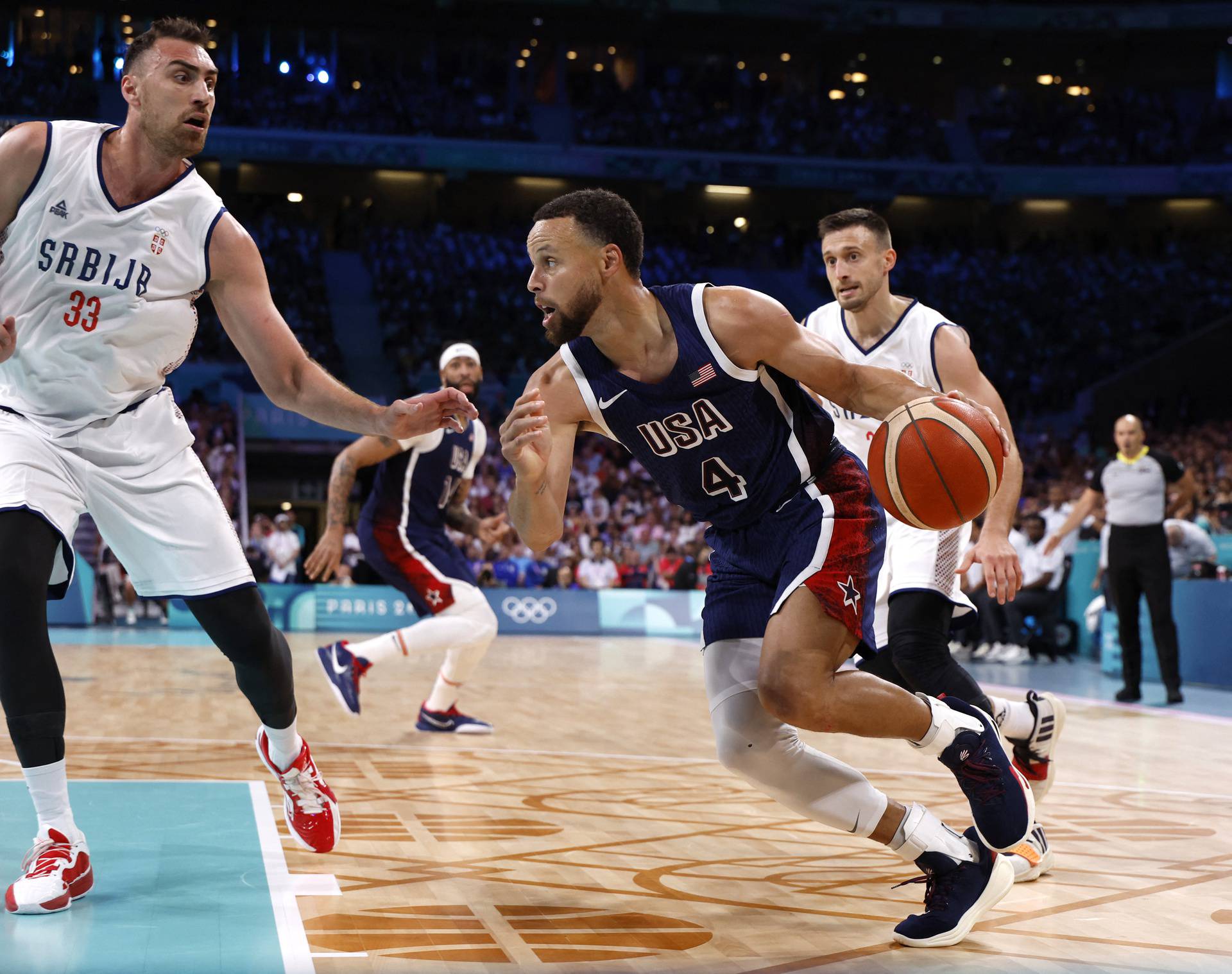 Basketball - Men's Group Phase - Group C - Serbia vs United States of America