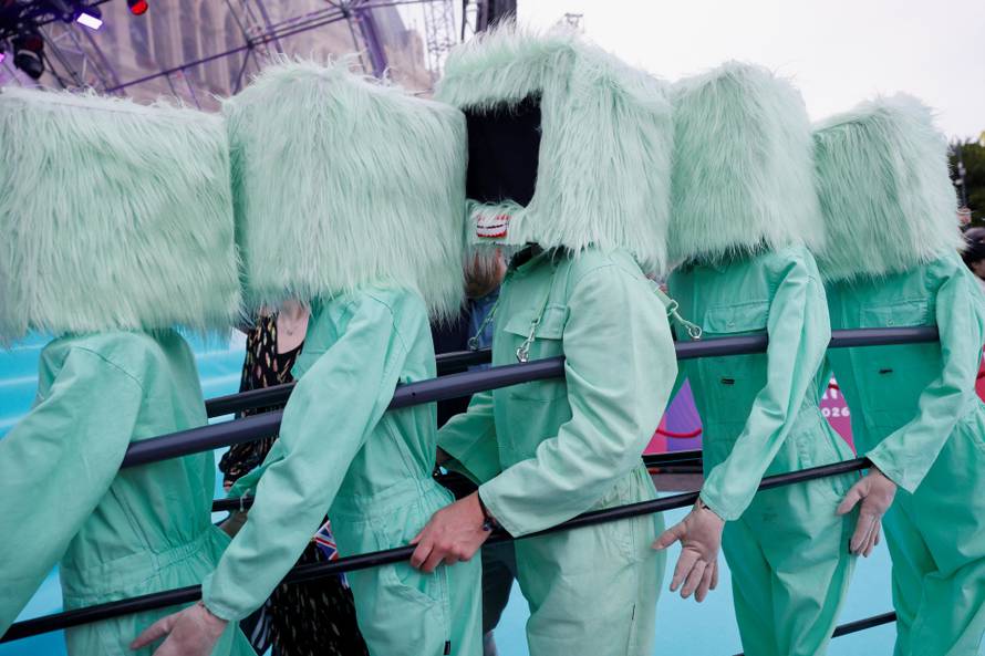 Eurovision Song Contest's 'Turquoise Carpet' event in Vienna