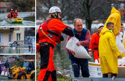 'Voda mi se još jučer popela do prvog kata': Mještani Kokorića u suzama, a kiša i dalje pada