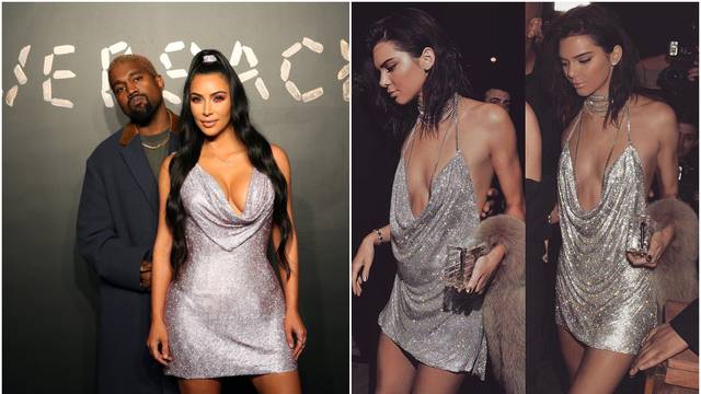 Kojoj bolje stoji? Kim kopirala srebrnu haljinu sestre Kendall